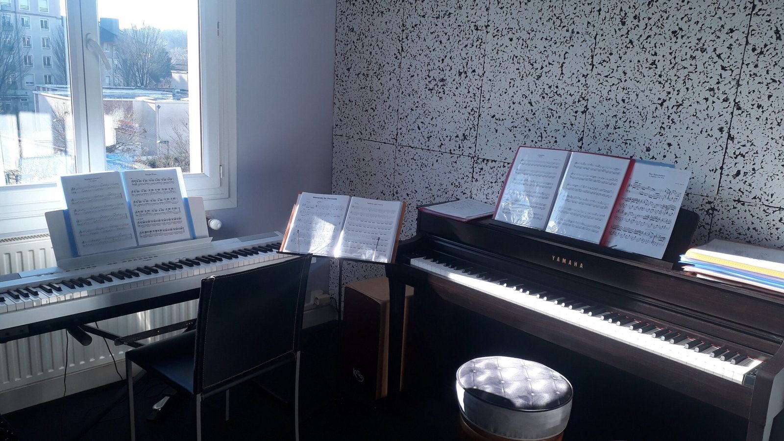 Pièce dédiée aux cours de musique à Annecy